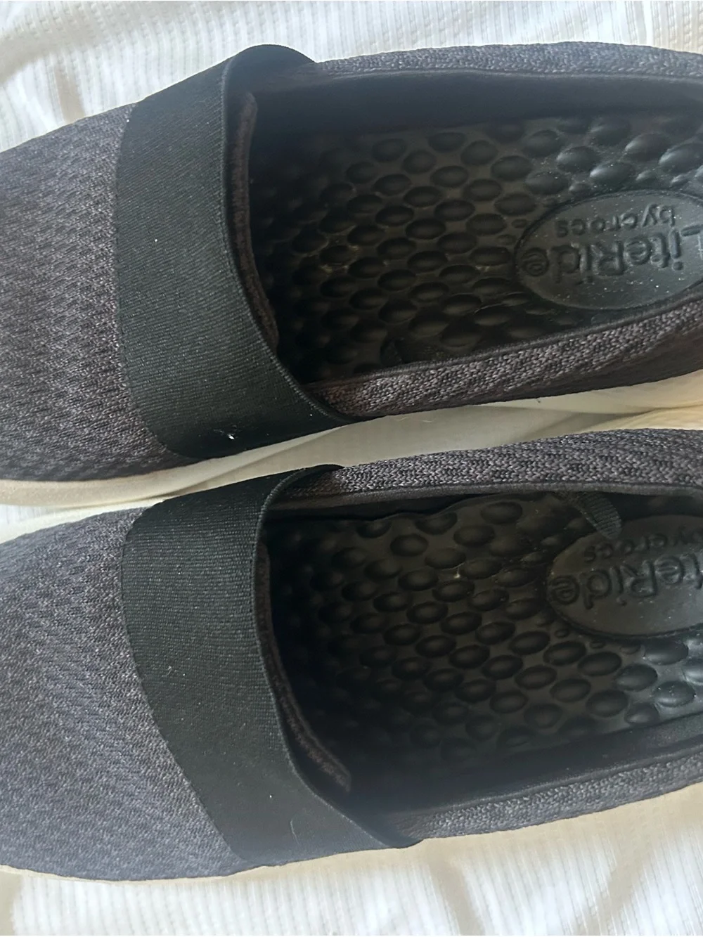 Crocs LiteRide Slip-On Sneakers - Women’s Size 6 Black